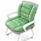 Winter Thickened Plush Integrated Heated Seat Cushion with Backrest Removable and Washable Warm Chair Pad for Office and Student Desk Chairs