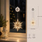 ⏳LAST DAY SALE ONLY ￡10.99!!🎄❄️ DIY Christmas Snowflake Suction Cup LED Lights ✨ | Battery Operated, Warm & Multi-Colour, Window Suction Lights, Christmas Home & Party Decor