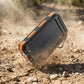 Solar Power Bank with LED Flashlight